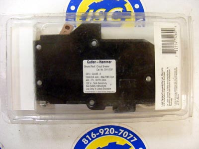 <B>Cutler-Hammer - </B>CH115GFCS 15Amp Ground Fault Breaker